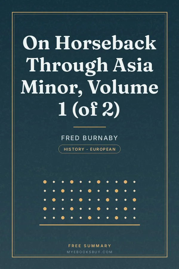 Cover of On Horseback Through Asia Minor, Volume 1 (of 2)