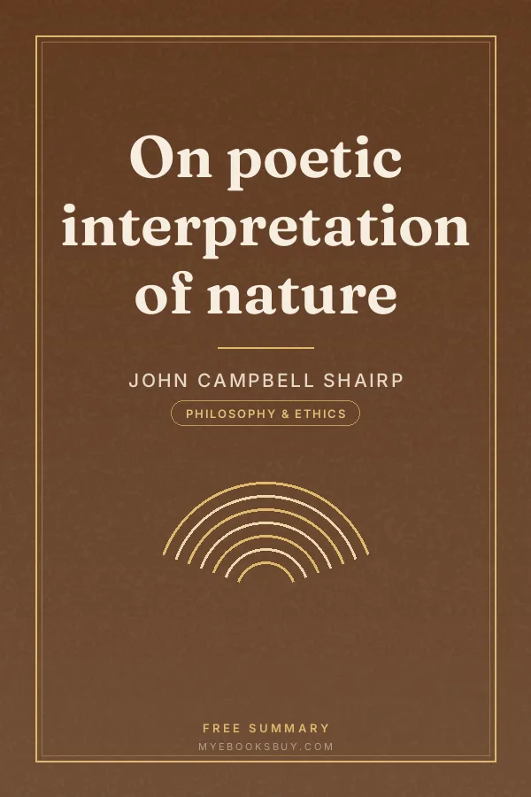 Cover of On poetic interpretation of nature