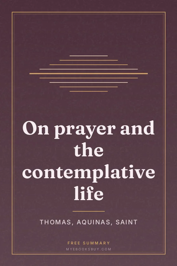 Cover of On prayer and the contemplative life