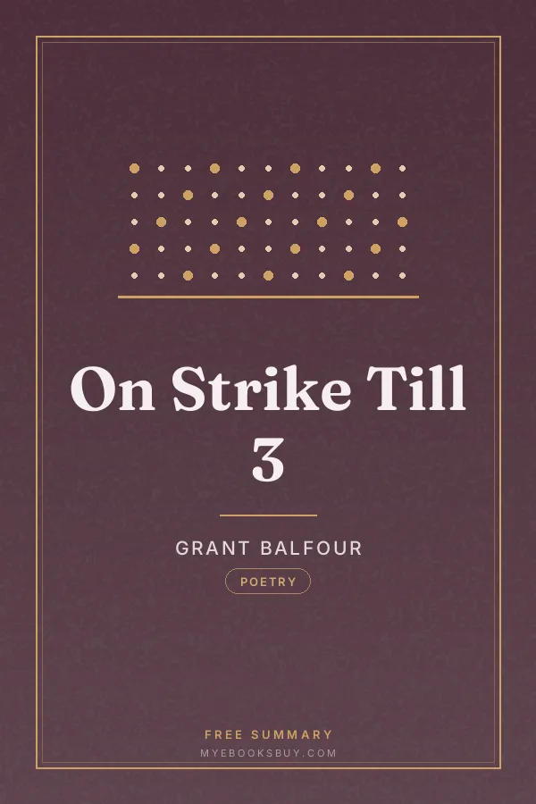 Cover of On Strike Till 3