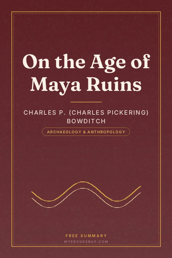 Cover of On the Age of Maya Ruins