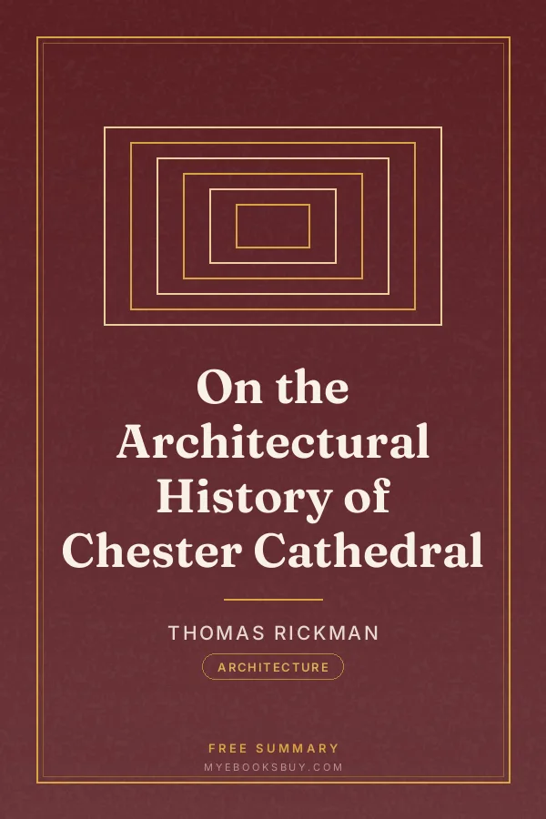 Cover of On the Architectural History of Chester Cathedral