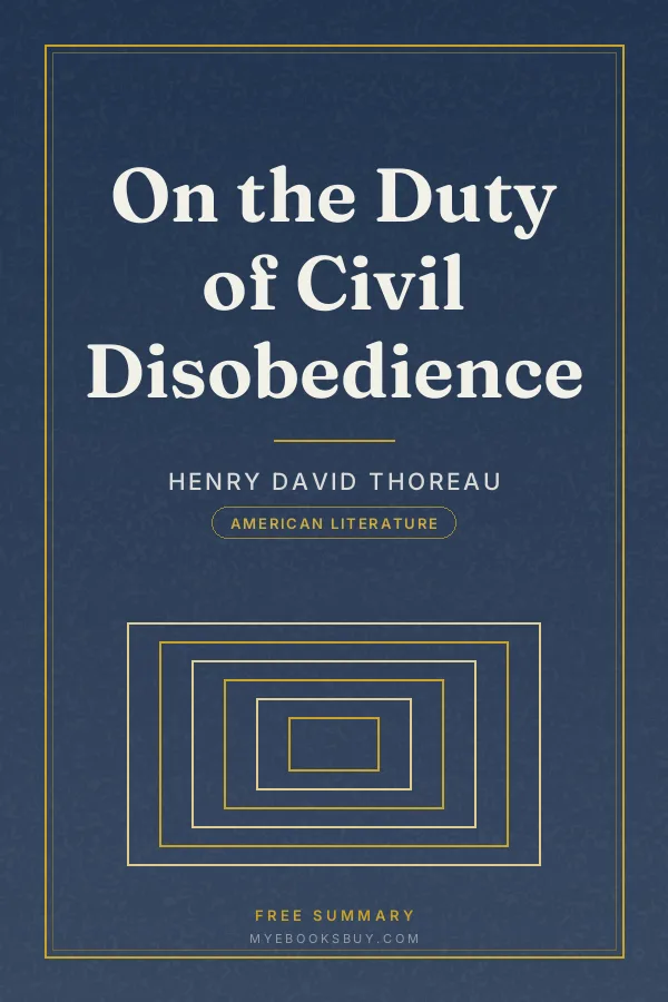 Cover of On the Duty of Civil Disobedience