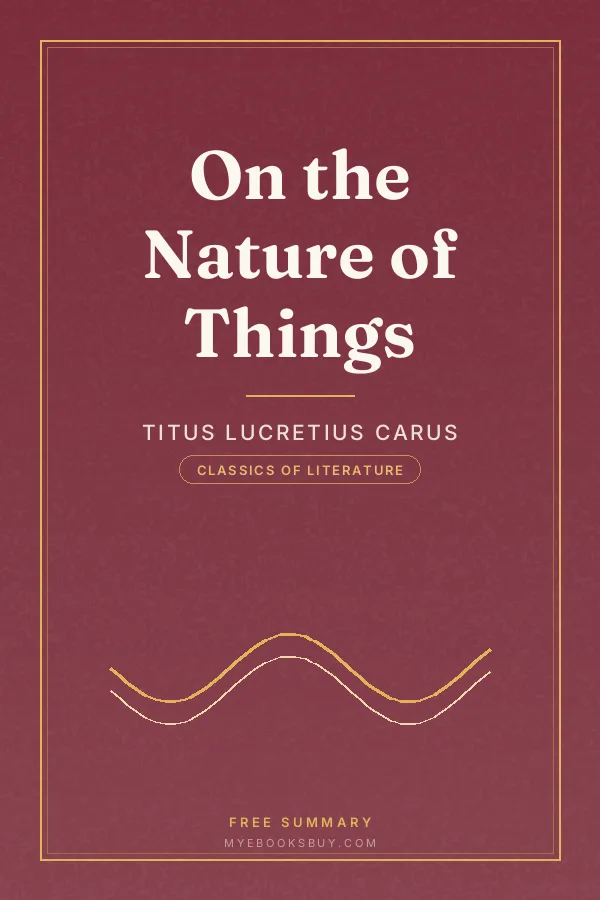 Cover of On the Nature of Things