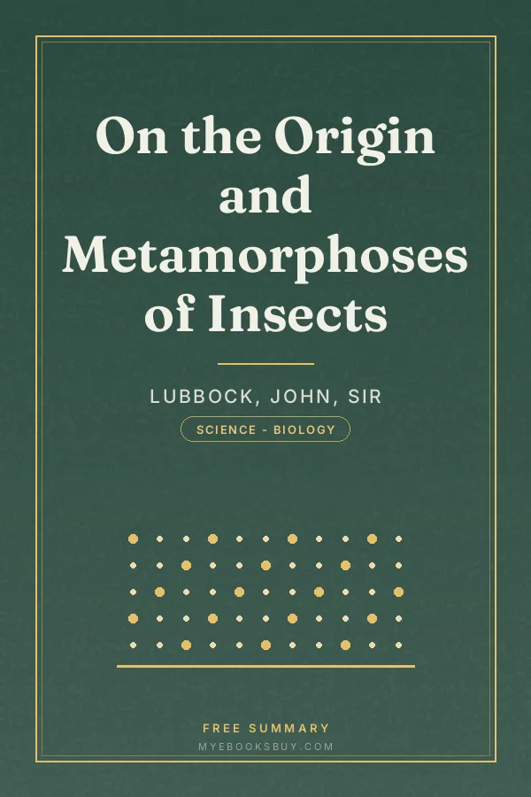 Cover of On the Origin and Metamorphoses of Insects
