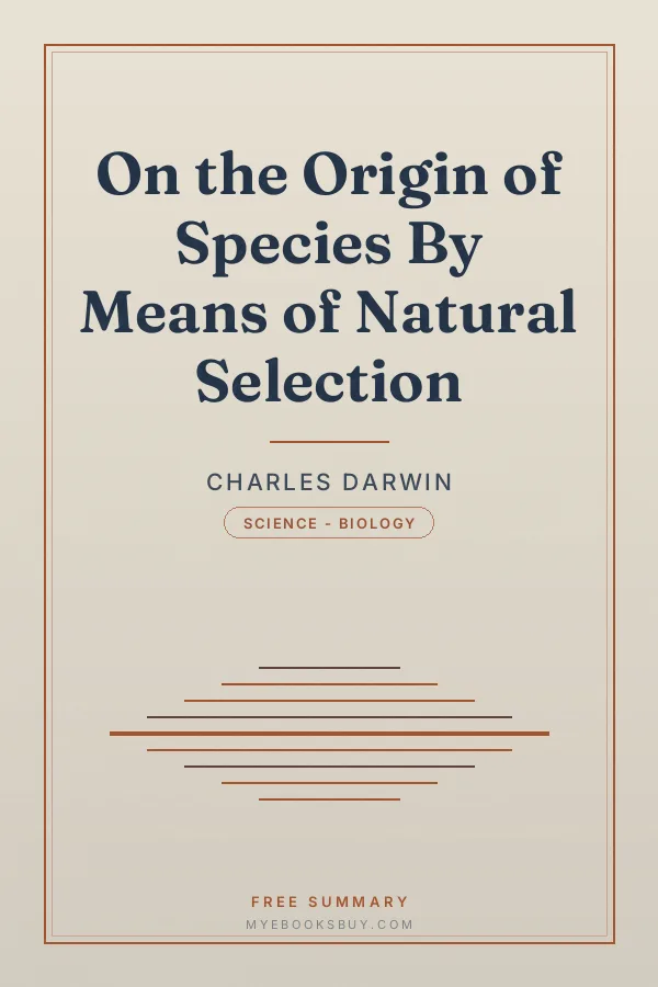Cover of On the Origin of Species By Means of Natural Selection