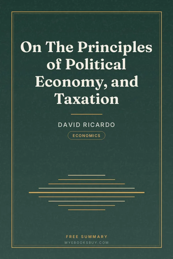 Cover of On The Principles of Political Economy, and Taxation