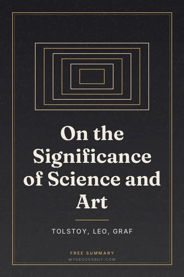 Cover of On the Significance of Science and Art
