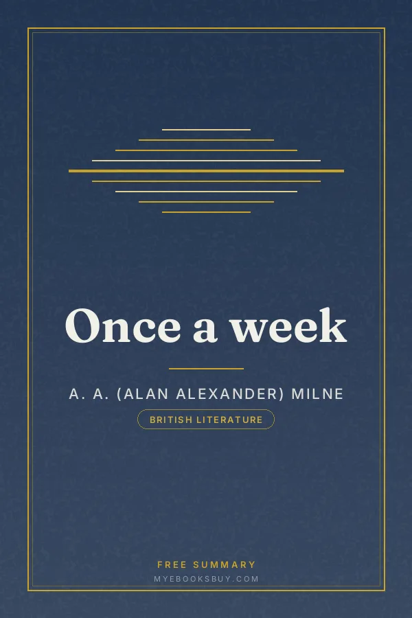 Cover of Once a week
