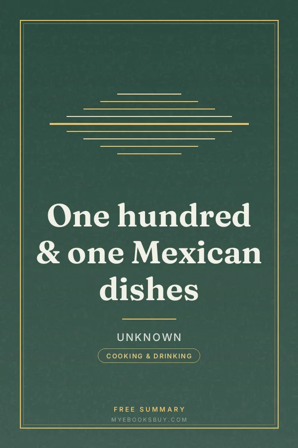Cover of One hundred & one Mexican dishes