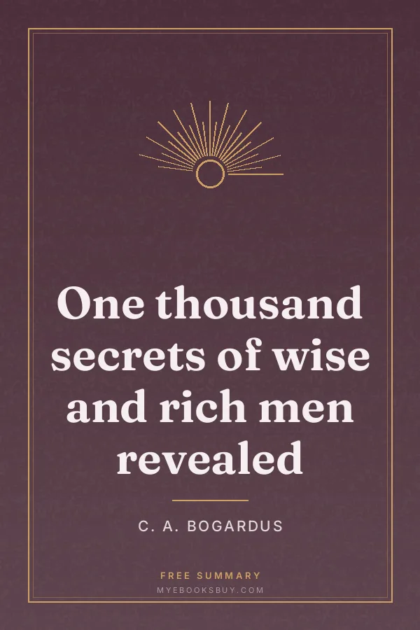 Cover of One thousand secrets of wise and rich men revealed