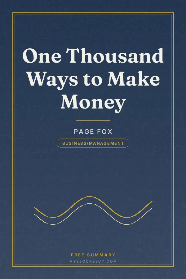 Cover of One Thousand Ways to Make Money