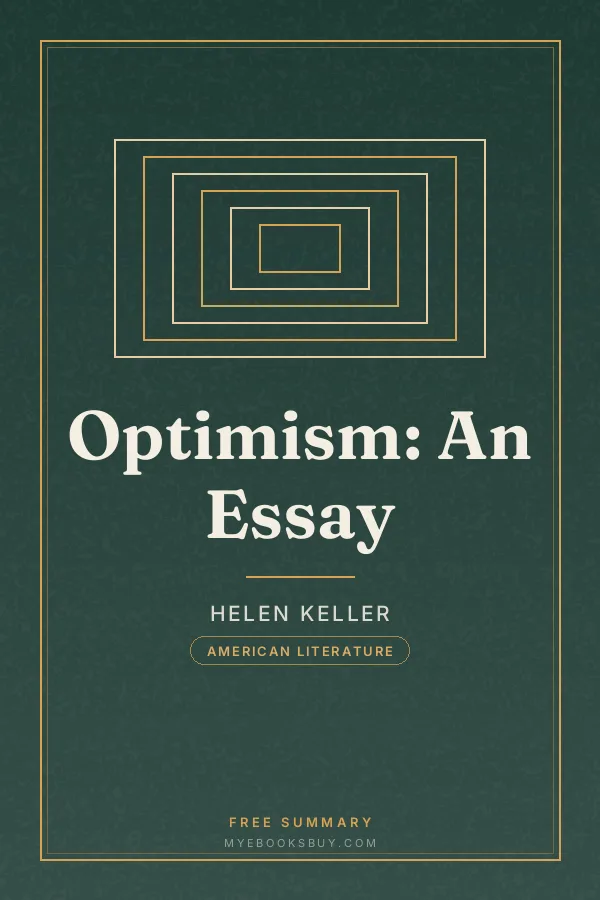 Cover of Optimism: An Essay
