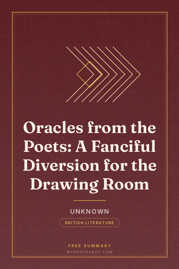 Cover of Oracles from the Poets: A Fanciful Diversion for the Drawing Room