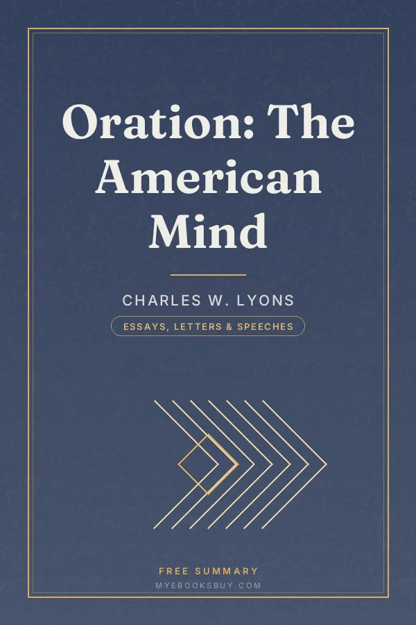 Cover of Oration: The American Mind