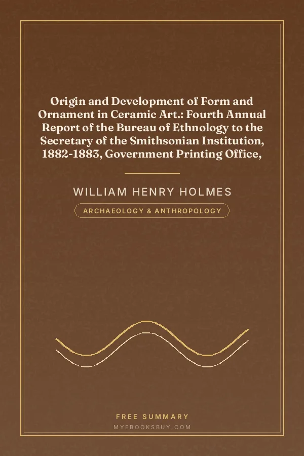 Cover of Origin and Development of Form and Ornament in Ceramic Art.: Fourth Annual Report of the Bureau of Ethnology to the Secretary of the Smithsonian Institution, 1882-1883, Government Printing Office, Washington, 1886, pages 437-466