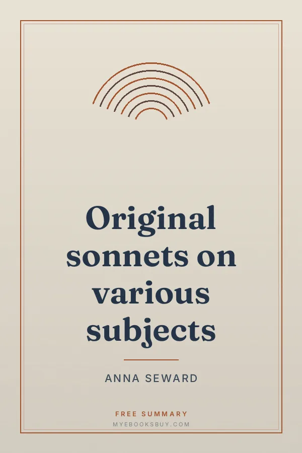 Cover of Original sonnets on various subjects