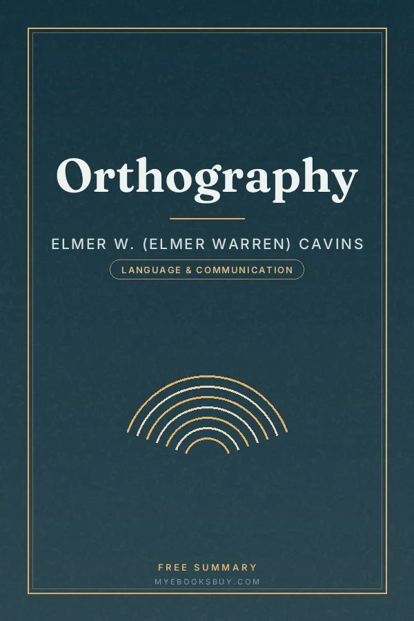 Cover of Orthography