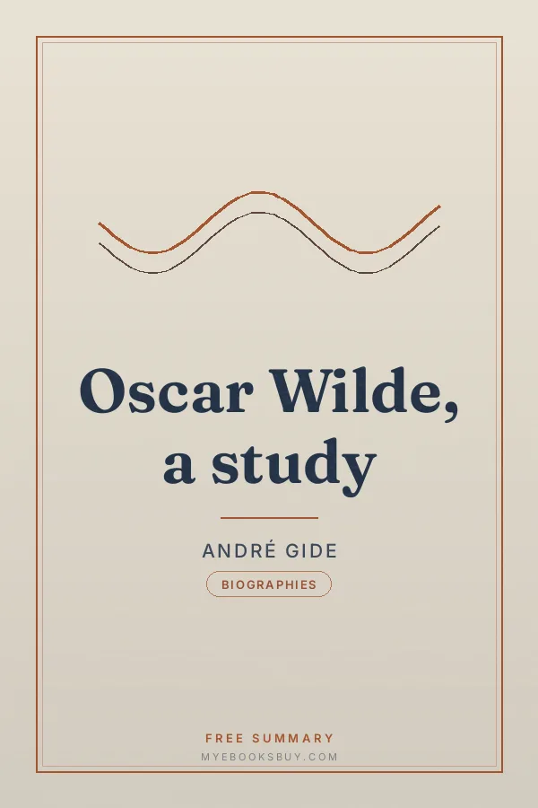 Cover of Oscar Wilde, a study