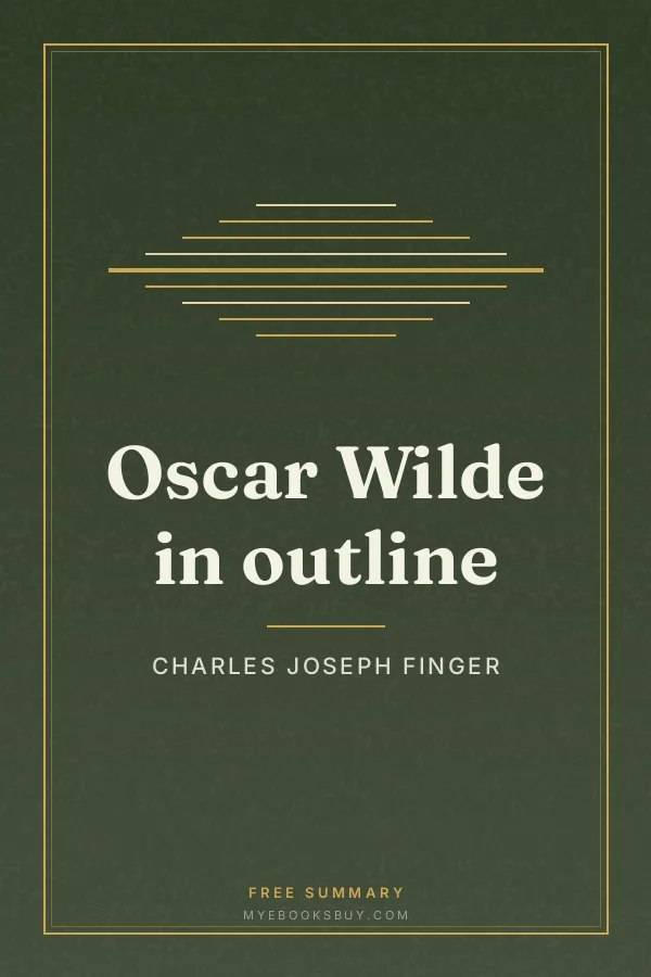 Cover of Oscar Wilde in outline
