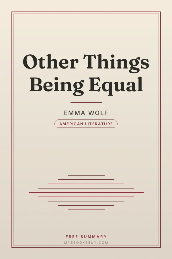 Cover of Other Things Being Equal