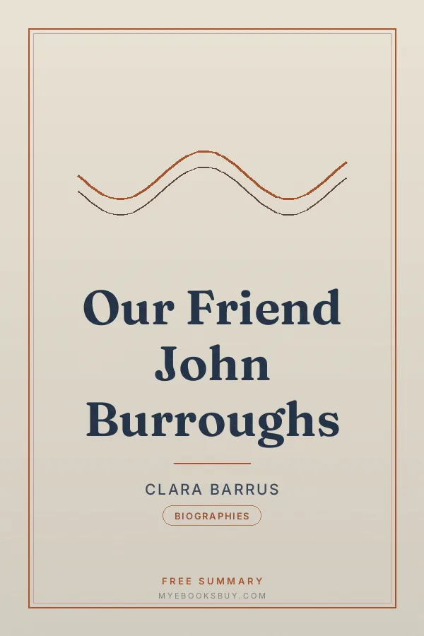 Cover of Our Friend John Burroughs