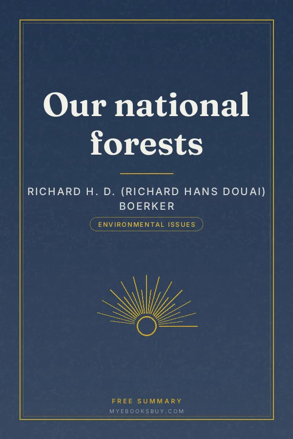 Cover of Our national forests