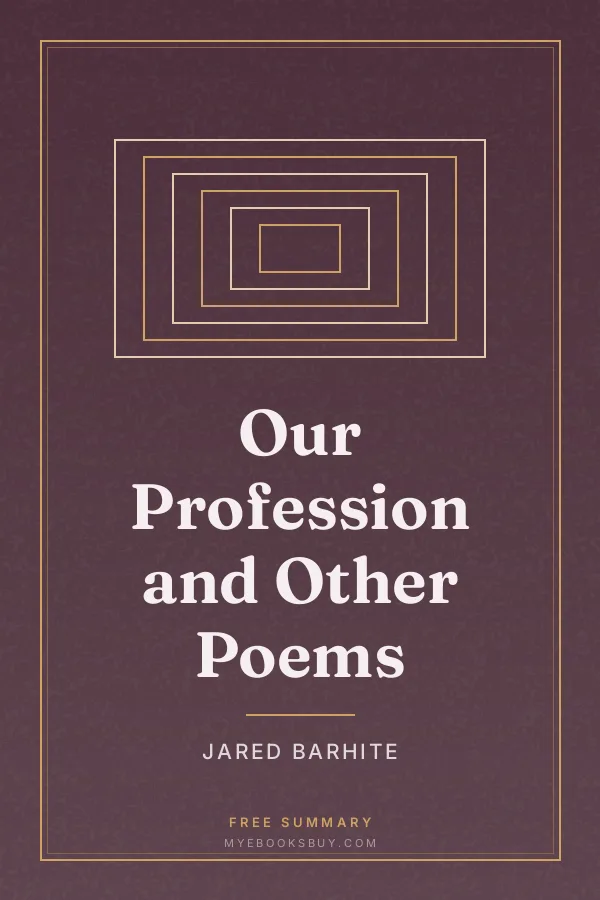 Cover of Our Profession and Other Poems
