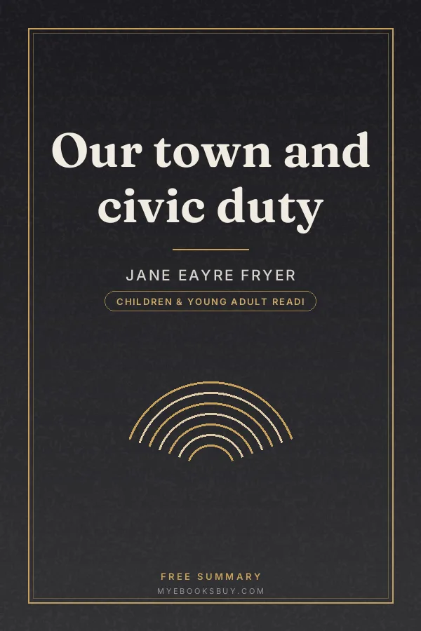 Cover of Our town and civic duty