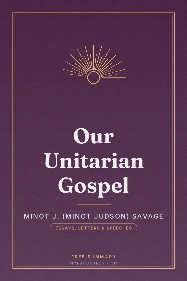 Cover of Our Unitarian Gospel