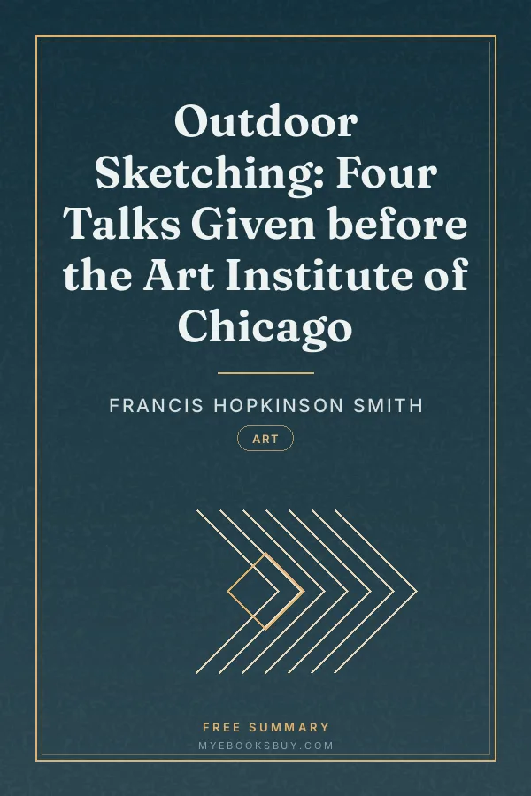Cover of Outdoor Sketching: Four Talks Given before the Art Institute of Chicago