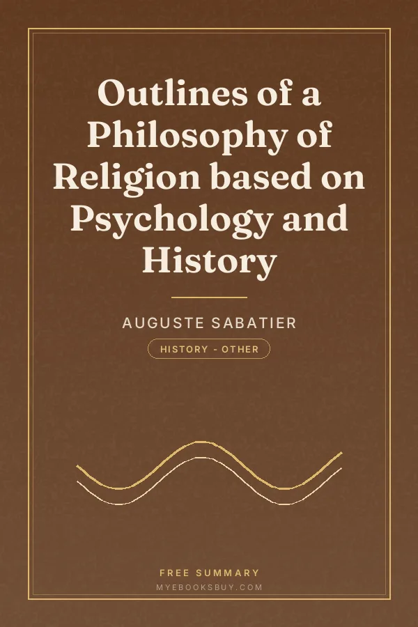 Cover of Outlines of a Philosophy of Religion based on Psychology and History