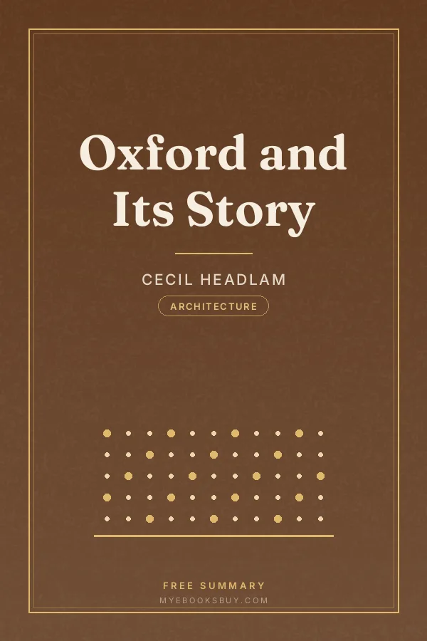 Cover of Oxford and Its Story