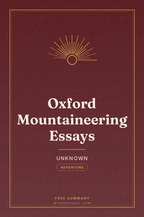 Cover of Oxford Mountaineering Essays