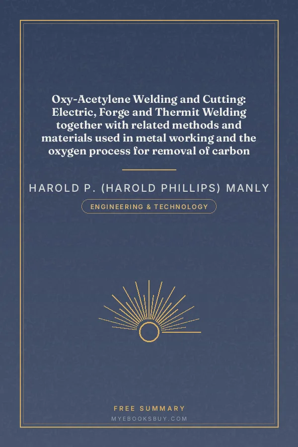 Cover of Oxy-Acetylene Welding and Cutting: Electric, Forge and Thermit Welding together with related methods and materials used in metal working and the oxygen process for removal of carbon