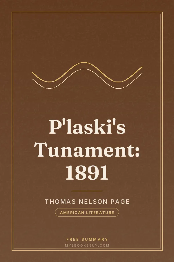 Cover of P'laski's Tunament: 1891