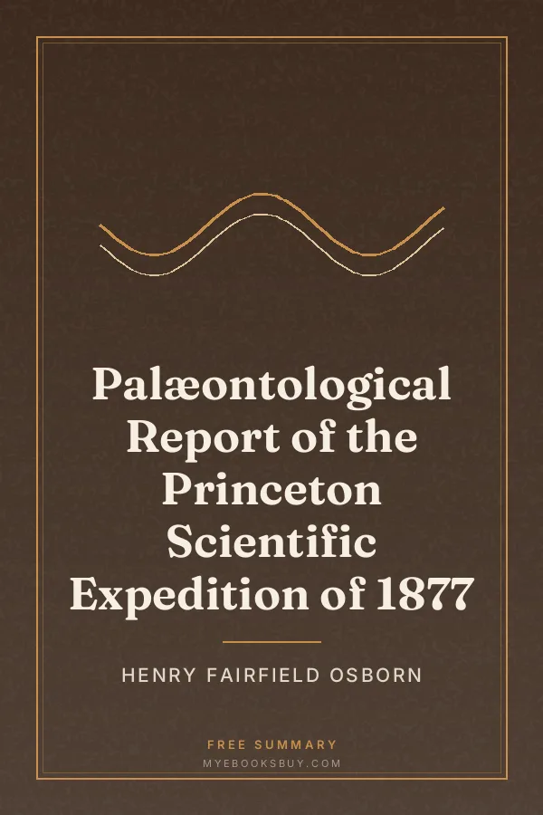 Cover of Palæontological Report of the Princeton Scientific Expedition of 1877