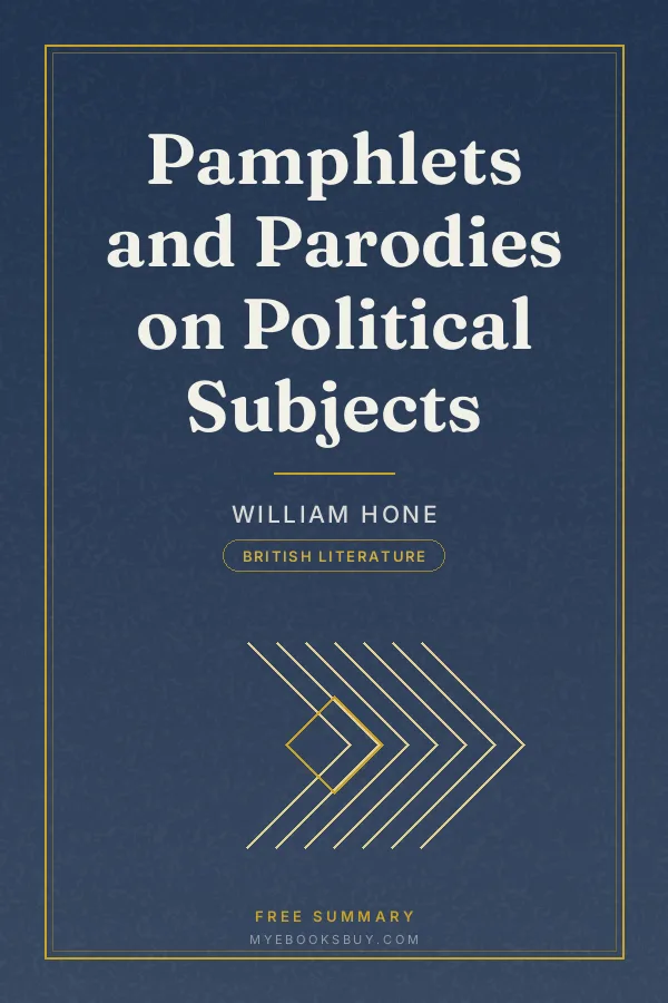 Cover of Pamphlets and Parodies on Political Subjects