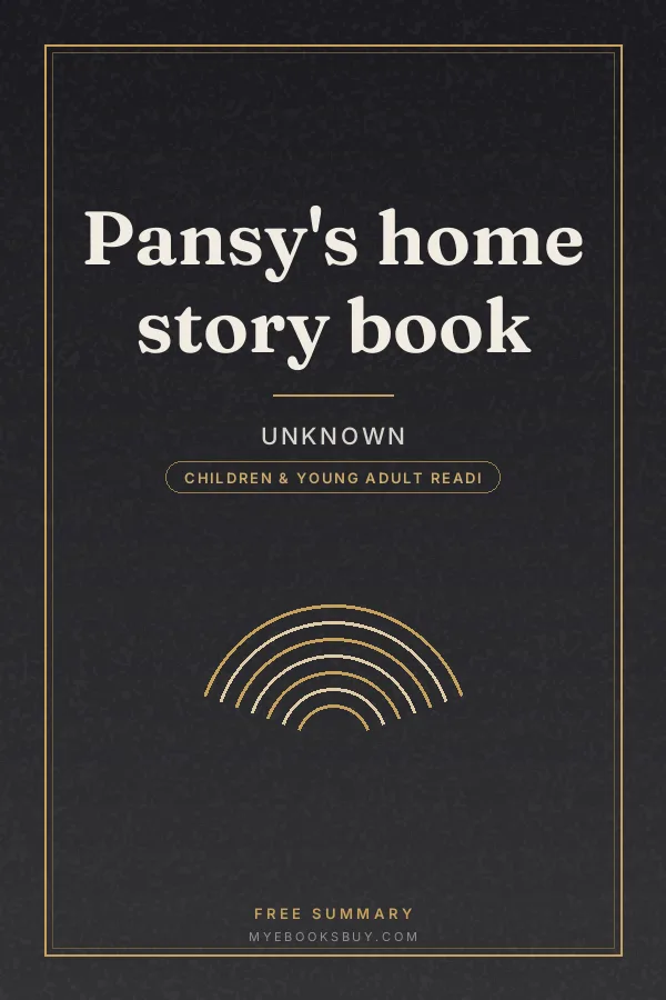 Cover of Pansy's home story book