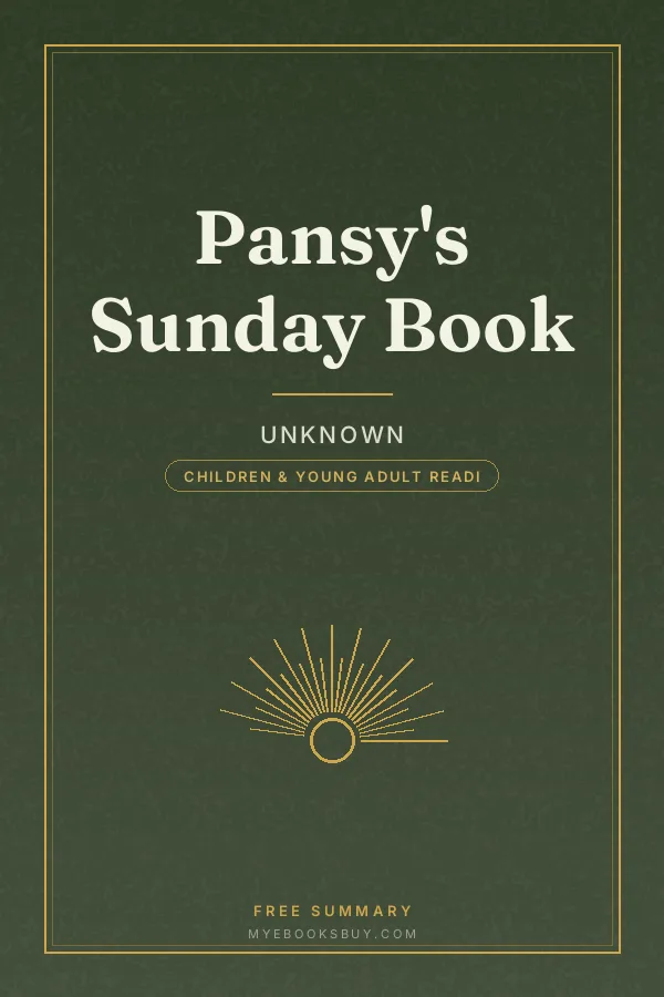 Cover of Pansy's Sunday Book