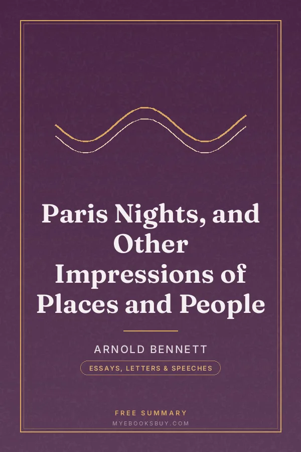 Cover of Paris Nights, and Other Impressions of Places and People