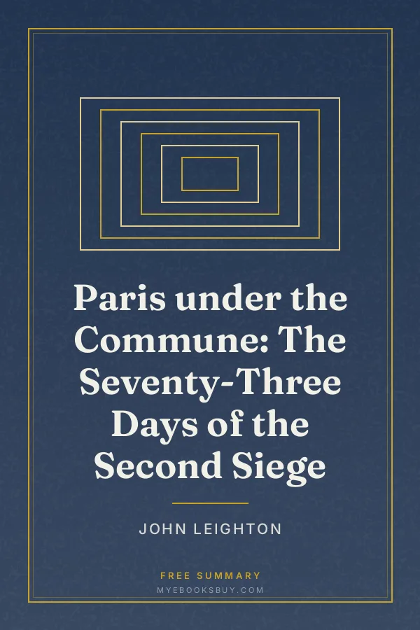 Cover of Paris under the Commune: The Seventy-Three Days of the Second Siege