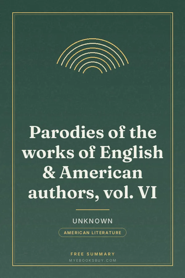 Cover of Parodies of the works of English & American authors, vol. VI