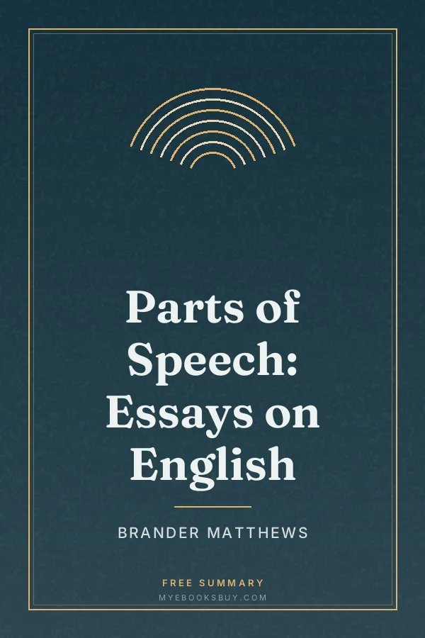 Cover of Parts of Speech: Essays on English