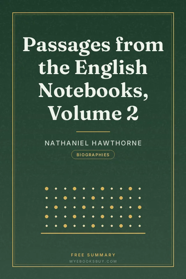 Cover of Passages from the English Notebooks, Volume 2