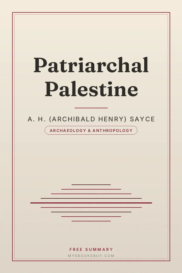 Cover of Patriarchal Palestine
