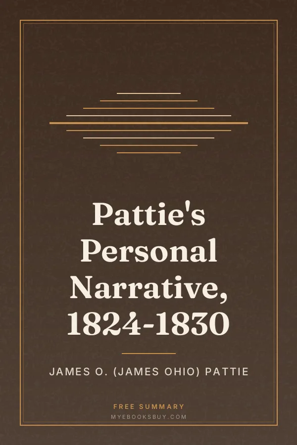 Cover of Pattie's Personal Narrative, 1824-1830