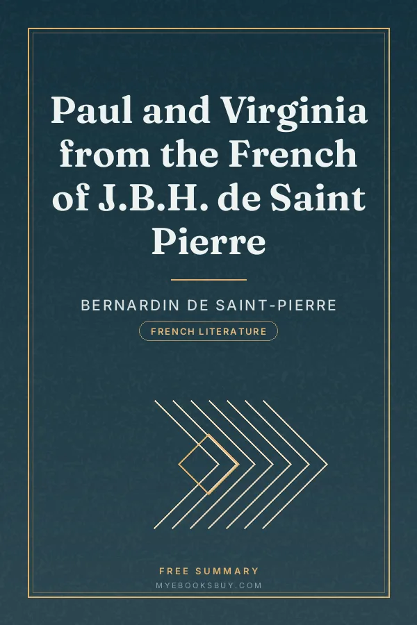Cover of Paul and Virginia from the French of J.B.H. de Saint Pierre