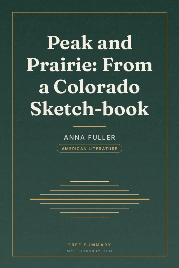 Cover of Peak and Prairie: From a Colorado Sketch-book