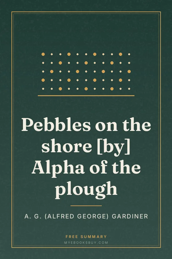 Cover of Pebbles on the shore [by] Alpha of the plough